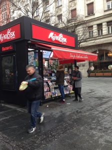 Moj Kiosk (little newspaper store) 